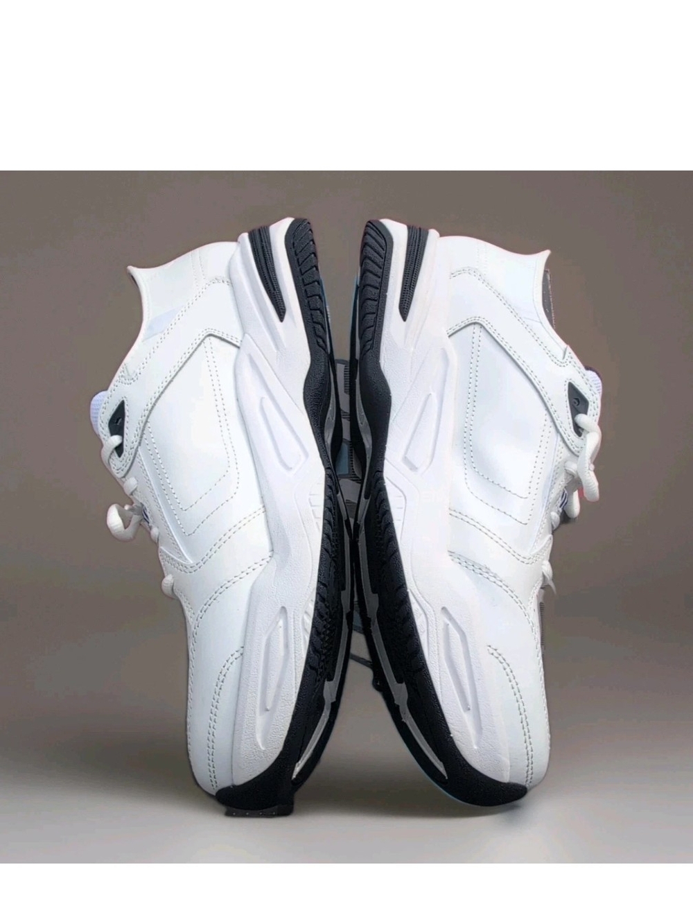 Skechers Sneakers Mens 13 White Blue Durham Delvor Slip Ins Relaxed Dad Shoes - Picture 9 of 14